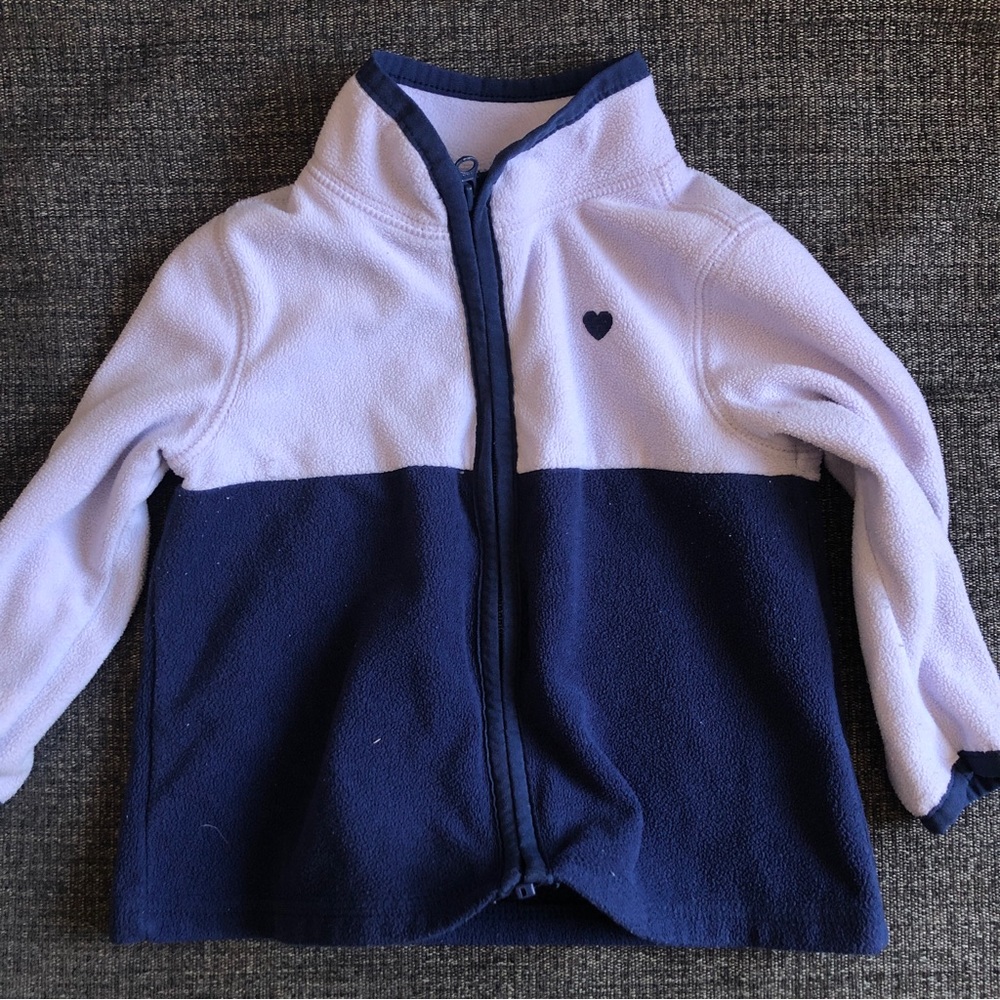 Toddler fleece zip up